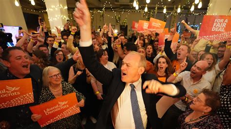 Ed Davey hails 'historic result' as Liberal Democrats win record.